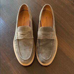 Peter Millar Men's Suede Slip-Ons - Brown